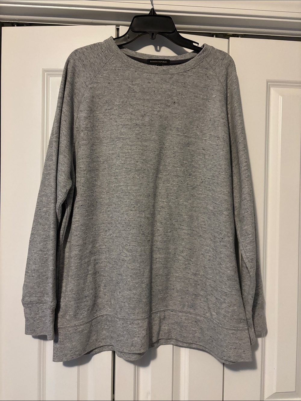 Banana Republic Light Grey Men's Crewneck Pullover